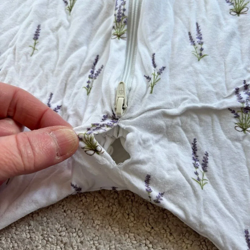 Kyte baby bamboo lilac floral sleep sack